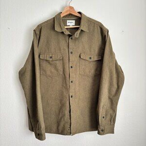 Goodfellow & Co Mens Casual Green Flannel Shirt – XL